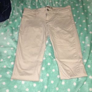 Hollister Size 1R Super Skinny Khaki Pants